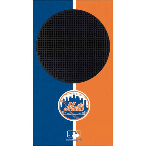MLB New York Mets Split Xbox Series S Console Skin